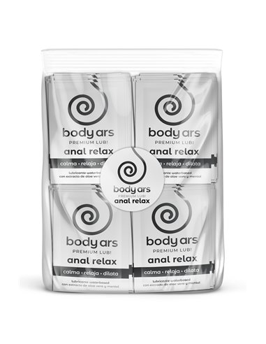 Bolsa 100u. sobres monodosis Gel BODY ARS Relajante Anal-Waterbased