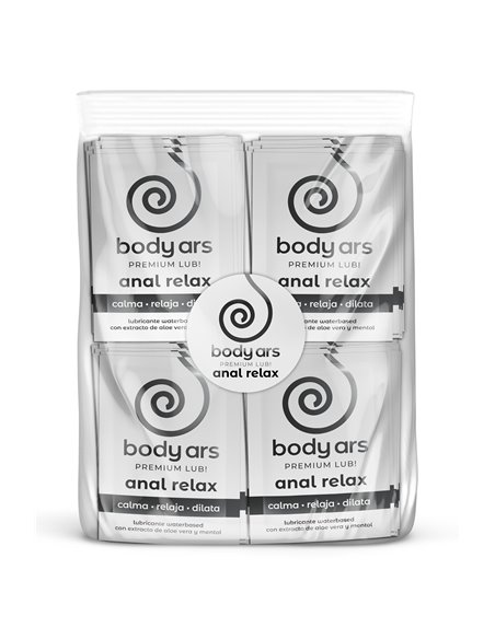 Bolsa 100u. sobres monodosis Gel BODY ARS Relajante Anal-Waterbased