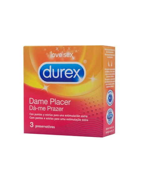 DUREX DAME PLACER 3 UDS