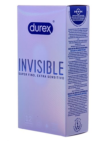 Invisible Super Fino Extra Sensitivo 12 Uds