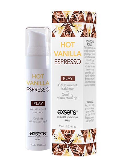 Cooling Stimulation Gel Hot Vanilla Espresso 15 ml.