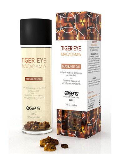Protective Tiger Eye Macadamia Massage Oil
