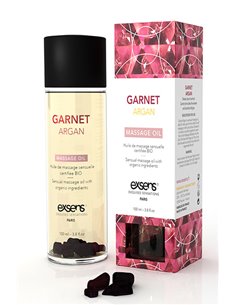 Sensual Massage Oil With Organic Ingredients And Stones Garnet Argan 100 ml.