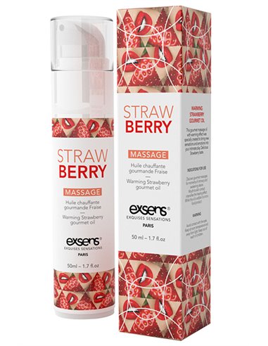 WARMING GOURMET MASSAGE  OIL STRAWBERRY 50ML