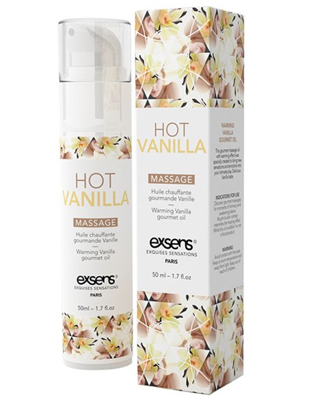 Warming Gourmet Massage Oil Hot Vainilla 50 ml