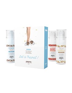Warming Gourmet Massage Oil Let.s Travel 3 x 30 ml.