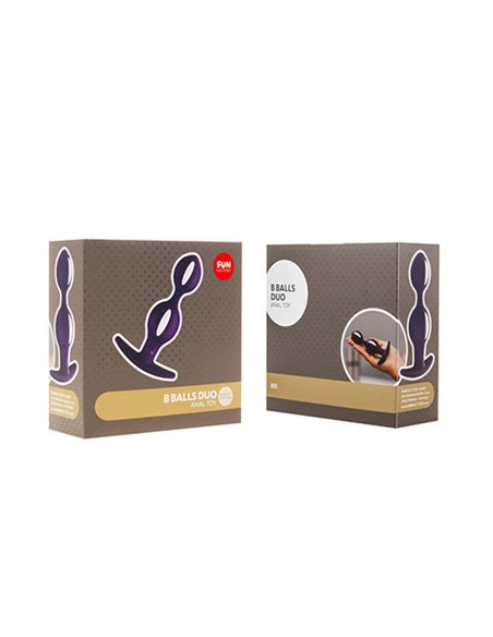 B Balls Duo White | Dark Violet