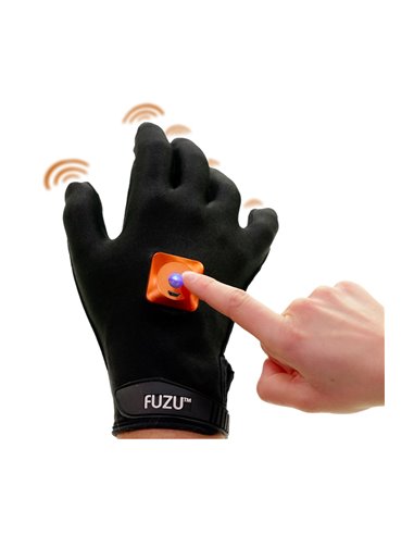Guante Vibratorio FUZU VIBRATING MASSAGE GLOVE RIGHT HAND MEDIUM - BLACK
