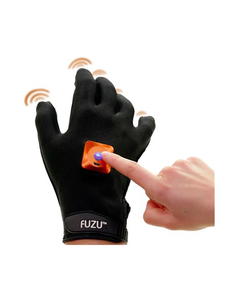 Guante Vibratorio FUZU VIBRATING MASSAGE GLOVE RIGHT HAND MEDIUM - BLACK