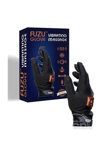 Guante Vibratorio FUZU VIBRATING MASSAGE GLOVE RIGHT HAND MEDIUM - BLACK