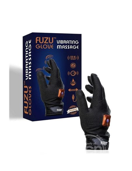 Guante Vibratorio FUZU VIBRATING MASSAGE GLOVE RIGHT HAND MEDIUM - BLACK