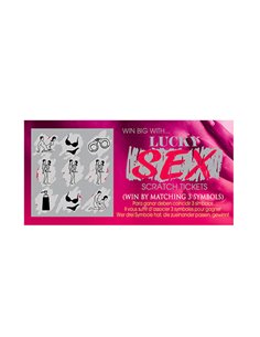 Lucky Sex Scratch Tickets 2