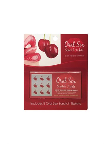 Oral Sex Scratch Tickets