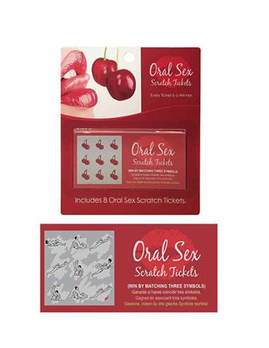 Oral Sex Scratch Tickets