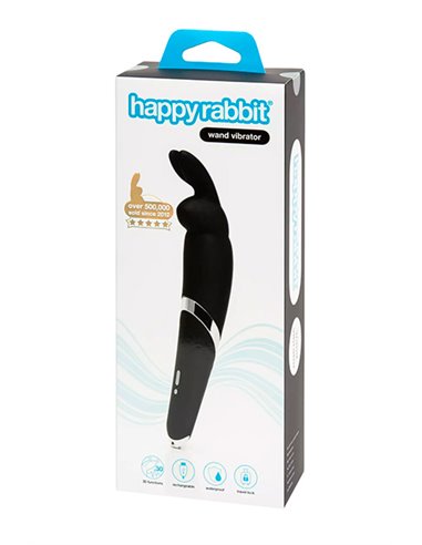 Happy Rabbit Wand Vibrator Black