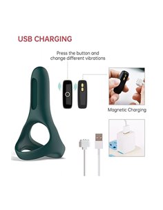 MAGIC MOTION - RISE SMART WEARABLE COCKRING GREEN 2