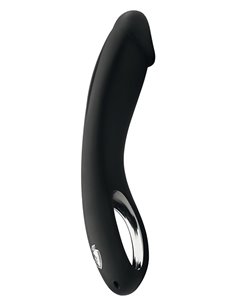 MYSTIM CHARGING CHESTER E-STIM DILDO, SEXY BLACK
