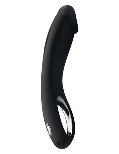 MYSTIM CHARGING CHESTER E-STIM DILDO, SEXY BLACK
