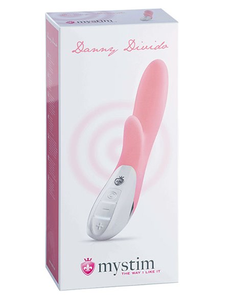 MYSTIM DANNY DIVIDO VIBRATOR, CANDY ROSE