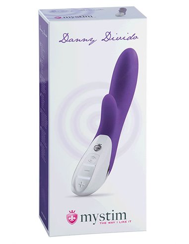 MYSTIM DANNY DIVIDO VIBRATOR, DEEP PURPLE