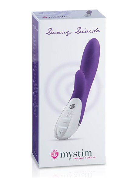 MYSTIM DANNY DIVIDO VIBRATOR, DEEP PURPLE