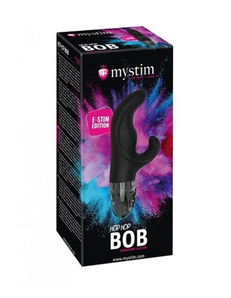Mystim Hop Hop Bob eStimVibrator, Black