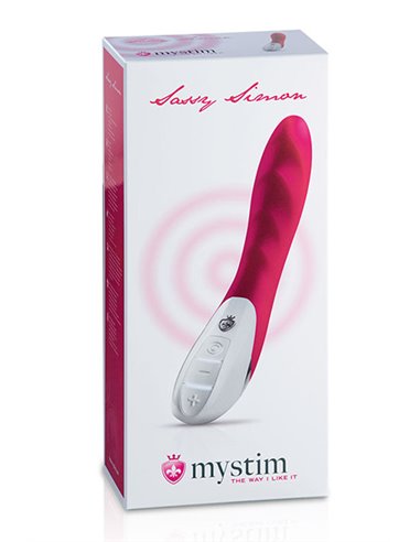 MYSTIM SASSY SIMON VIBRATOR, NAUGHTY PINK