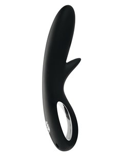 MYSTIM TINGLY TIMMY E-STIM DILDO, SEXY BLACK