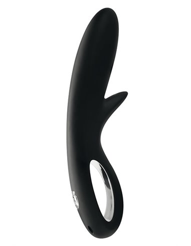 MYSTIM TINGLY TIMMY E-STIM DILDO, SEXY BLACK
