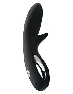 MYSTIM TINGLY TIMMY E-STIM DILDO, SEXY BLACK 2