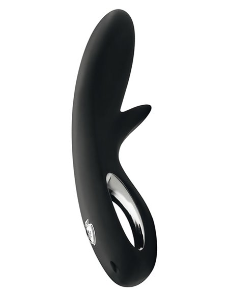 MYSTIM TINGLY TIMMY E-STIM DILDO, SEXY BLACK