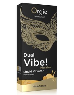 DUAL VIBE! PIN? COLADA KISSABLE LIQUID VIBRATOR 2