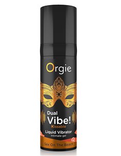 DUAL VIBE! SEX ON THE BEACH KISSABLE LIQUID VIBRATOR