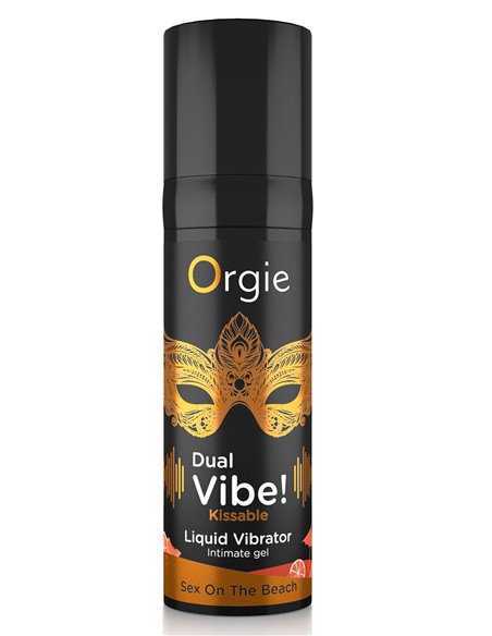 DUAL VIBE! SEX ON THE BEACH KISSABLE LIQUID VIBRATOR