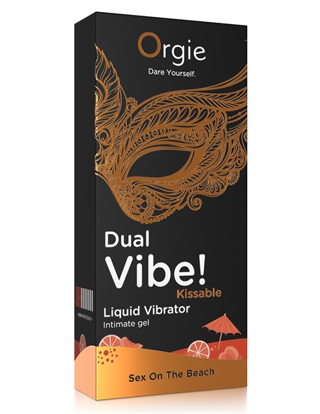 DUAL VIBE! SEX ON THE BEACH KISSABLE LIQUID VIBRATOR