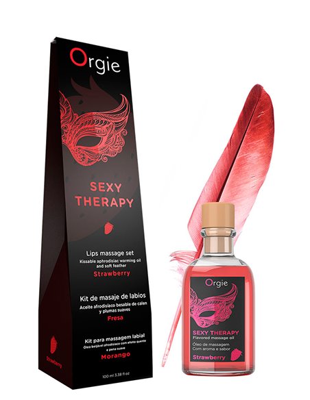 Lips Massage Kit  Strawberry