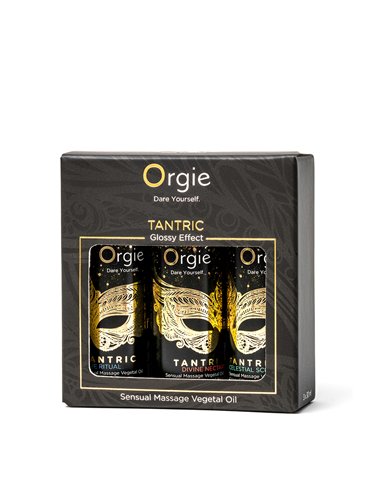 TANTRIC SENSUAL MASSAGE OILS  3 x 30ml  Set Mini Size Collection