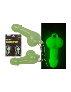 PENDIENTES PENE GLOW IN THE DARK