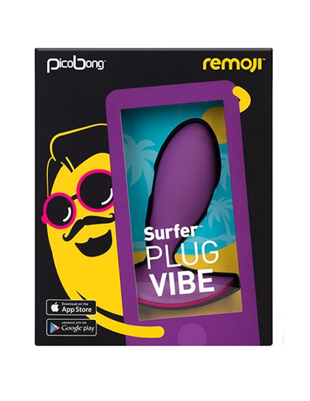 Remoji: Surfer Plug Vibe Purple