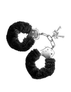 Furry Cuffs Black