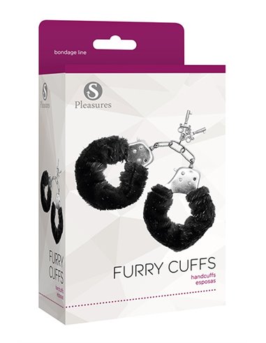 Furry Cuffs Black