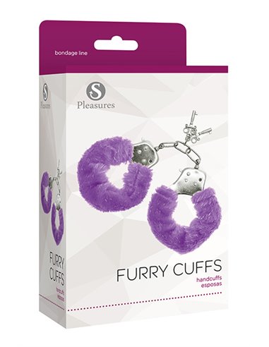 Furry Cuffs Purple