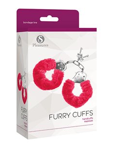 Furry Cuffs Red 2