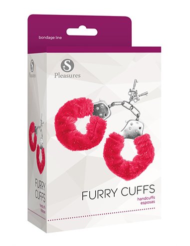 Furry Cuffs Red