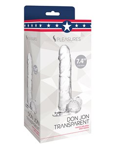 Jelly Dildo Transparent L 2