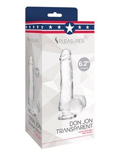 Jelly Dildo Transparent M 2