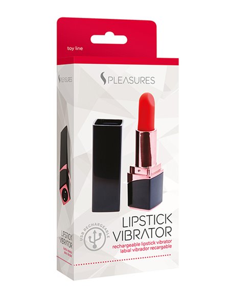 Lipstick Vibrator Black/Red