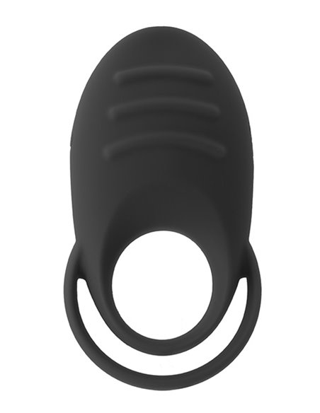 DUAL COCK RING - BLACK
