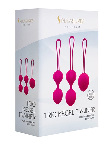 Trio Kegel Trainer Dark Pink