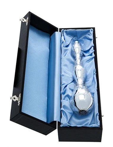 Shiri Zinn Dildo Espejo de Cristal plateado